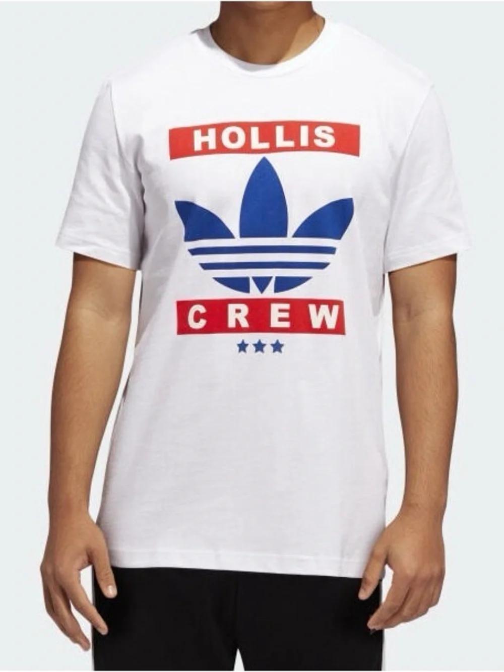 Adidas Originals “Hollis Crew” Run-DMC T-Shirt Men's Large